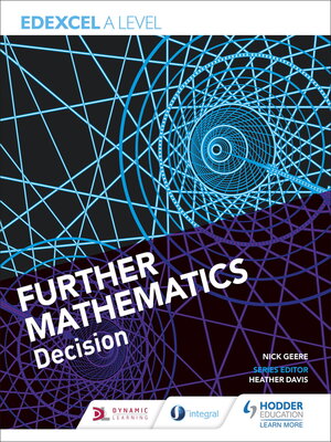 cover image of Edexcel a Level Further Mathematics Decision
